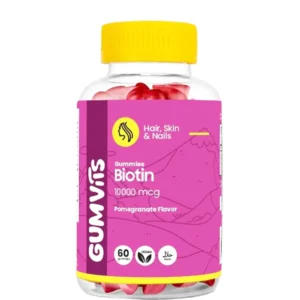 Gumvits Biotin 10000mcg Gummies, 60 Ct